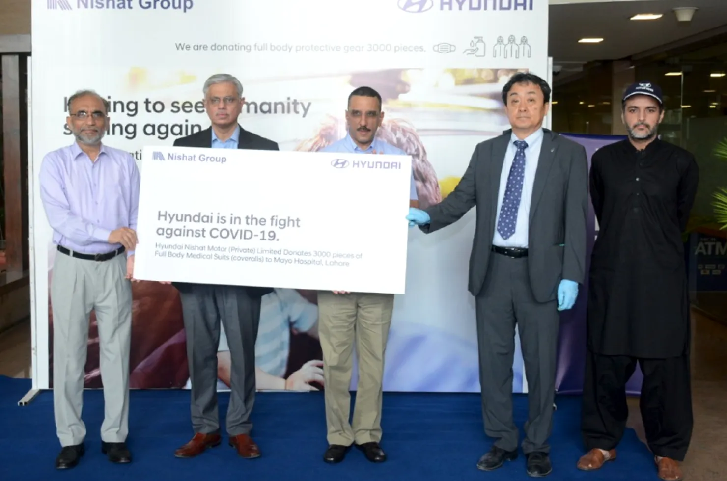 Hyundai donates 3,000 protective suits to Pakistan to help fight COVID-19